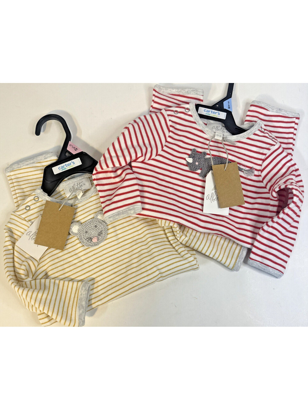 2 Albetta Kid's Baby Jumpers Unisex colors 0-3 months NEW